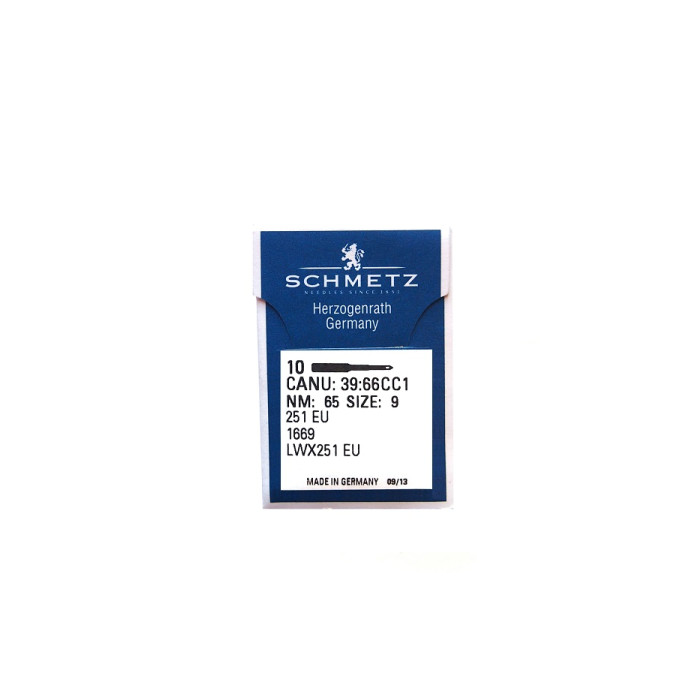 251 EU SCHMETZ NEEDLES #65 (PACK OF 10)