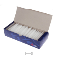 STANDARD 25 MM WHITE POLYPROPYLENE AVERY DENNISON CLIPS (PACK OF 10'000)