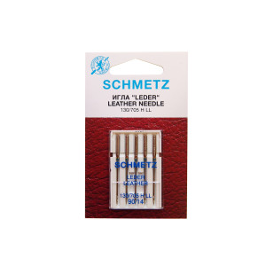LEATHER "130/705 H LL" SCHMETZ NEEDLES (PACK OF 5)