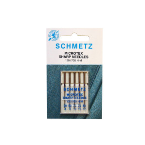 MICROTEX "130/705 H-M" SCHMETZ NEEDLES (ASSORTED SIZES, PACK OF 5)